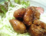 鶏胸肉の唐揚げソース漬け作り方4写真