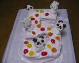 ましゅまろパンダとうさぎのケーキ作り方5写真