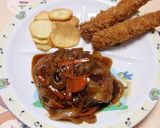 簡単★美味しい★煮込みハンバーグ★作り方7写真