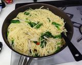 シラス、菜の花、エリンギの和風パスタ作り方9写真
