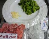 舞茸としらすﾌﾞﾛｯｺﾘｰ栄養満点パスタ作り方1写真