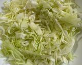 簡単 キャベツとちくわの一人前お好み焼き作り方1写真