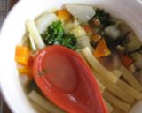 風邪に負けるな♪野菜スープ★マカロニ付★作り方6写真