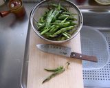 素材じっくり生かし☆さやえんどうの煮付け作り方1写真