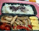 ★'03．7月の お弁当★作り方1写真