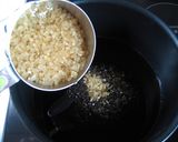 ゴーヤ佃煮～フライパンとんかつ”暁”風作り方4写真