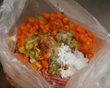 野菜いっぱいのれんこんはさみ焼き作り方1写真