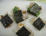 やわらか里芋の納豆入り磯辺焼き作り方2写真