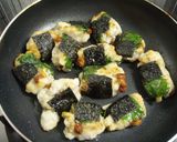 やわらか里芋の納豆入り磯辺焼き作り方3写真