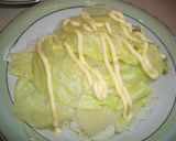 一人暮らしの、ハムエッグレタスライス作り方1写真