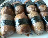 我が家の肉巻きおにぎり(ご飯は中華味)作り方9写真