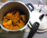 たった1分圧力鍋でカボチャの煮物作り方2写真