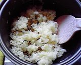 チンゲン菜と椎茸の塩こんぶチャーハン作り方1写真