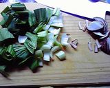 チンゲン菜と椎茸の塩こんぶチャーハン作り方3写真
