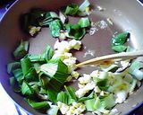 チンゲン菜と椎茸の塩こんぶチャーハン作り方6写真