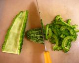 ゴーヤ*さつまいも*かぼちゃの甘辛いため作り方1写真