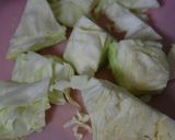 さんまとキャベツの塩にんにく炒め作り方2写真