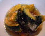 レンジで南瓜と鶏そぼろの茶巾団子♪作り方2写真