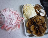 豚肉ときのこの簡単煮物作り方1写真