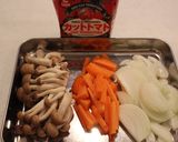 きのこと鶏のトマトソース煮♪作り方1写真