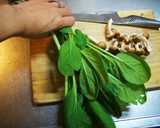小松菜と豚肉のオイスターソース炒め作り方1写真