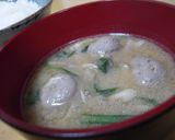 チーズつみれのまろやかお味噌汁作り方8写真