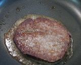 キノコのデミソース、ステーキ作り方10写真