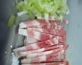 オリーブオイルで♪栗とベーコンの炒飯作り方2写真