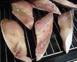 ごま油を塗った　ぶりの塩焼き作り方2写真