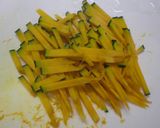 かぼちゃ大豆キャベツのサラダ作り方1写真