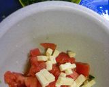 野菜沢山☆ほうれん草トマトチーズオムレツ作り方2写真