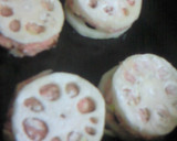蓮根のはさみ焼き＊れもん照り焼き作り方4写真