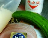 ☆塩もみキュウリとハムの簡単サラダ☆作り方1写真