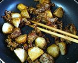 さといもと豚肉の照り焼き作り方3写真