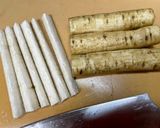 大人のつまみ⭐︎牛蒡のピリ辛甘辛揚げ作り方1写真