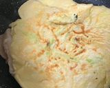 簡単　豚焼きお好み焼き作り方2写真