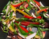 おからこんにゃくで青椒肉絲風作り方4写真
