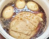 簡単！ゆで卵入り鶏むね肉のしっとり煮♡ﾞ作り方4写真
