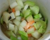 超簡単！レンジで♪一人分の具沢山味噌汁♪作り方2写真