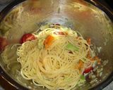 アボカドとトマトの冷製パスタ作り方4写真