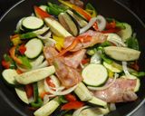 彩り野菜のオリーブオイル炒め作り方1写真