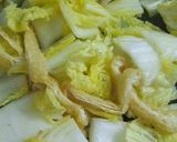 白菜とお揚げの煮びたし作り方3写真