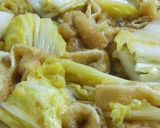 白菜とお揚げの煮びたし作り方4写真