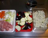 茄子と豚肉で☆甘酢あんかけ作り方1写真
