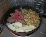 牛蒡たっぷり肉豆腐作り方2写真