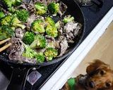 ブロッコリーと牛肉のくるみマヨネーズ炒め作り方6写真