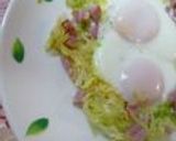 あまった千切りキャベツde目玉焼き作り方9写真