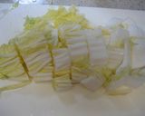 やみつき☆しゃきしゃき白菜と塩昆布サラダ作り方1写真