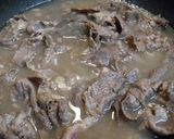 フライパンで作る牛丼♪キンピラごぼう乗せ作り方3写真