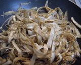 フライパンで作る牛丼♪キンピラごぼう乗せ作り方4写真
